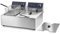 Lacor 69466 69466 - Friggitrice elettrica doppia professionale, 2500 W (x2), 12 L, acciaio inossidabile