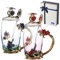 BTaT- Tazas de Té de Vidrio Floral Con Tapas, Paquete de 2, Elegantes Tazas de Cristal Con Diseño de Flores, Regalo de San Valentín