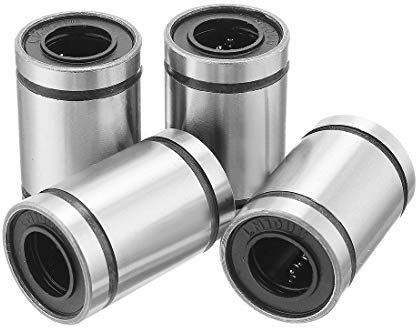 DollaTek 4pcs LM10UU 10x19x29mm doppelseitige Gummidichtung Linearkugellager