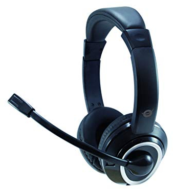 Conceptronic POLONA01B USB Headset + Mikrofon, schwarz