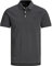Jack & Jones Herren Slim Fit Polo Shirt JJEPAULOS Uni Sommer Hemd Kragen Kurz Arm Basic Pique Cotton, Farben:Dunkelgrau-3, Größe:XXL