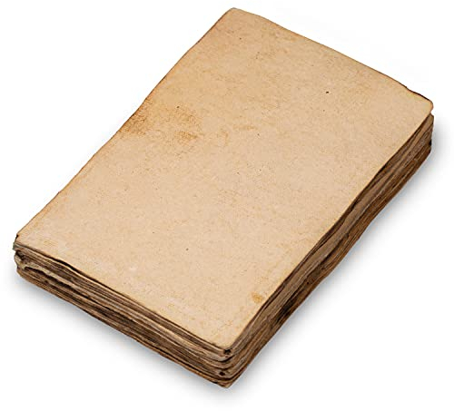 Wanderings Handgefertigte Antike Leere Karten Verbranntem Rustikale Grenze - cm - Packung Mit 50 - Karten Für Ankündigungen, Einladungen, Bastelarbeiten - Dickes 150 gsm