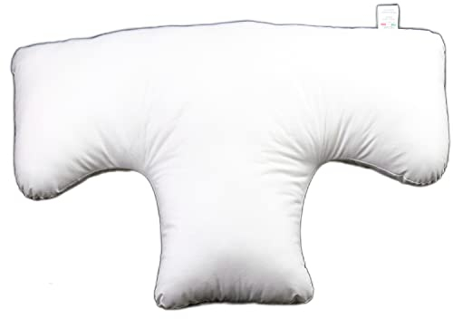 TAKIMED Faltenfreies Kissen, geeignet für Träger von Zahnspangen, Nasensonde des Magens oder CPAP oder nach Operationen, orthopädisches Anti-Schnarchkissen, zertifiziert 100 % Made in Italy.