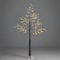 Christow Snowy Twig Tree With Lights 5ft, Pre Lit Birch Christmas Tree, Light Up Warm White LED Decoration, Indoor Outdoor, Mains Operated (96 LED)