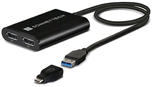 SoNNeT DisplayLink Dual 4K DisplayPort Adapter für M1 Macs USB3-DDP4K