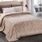 Whale Flotilla Flannel Fleece Double Size Blanket for Bed, 150x200 CM Soft Fluffy Velvet Bed Blanket with Decorative Vintage Pattern for All Season, Warm and Lightweight, Champagne