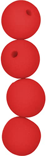 Kryolan Pintura Clownnase Schaumstoff 4 Stück - Perfekt für Kinderschminke, Partys, Karneval, Fasching, Zirkus und Halloween - Lustige Nasen für unvergessliche Momente