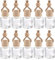 10 pièces Diffuseur Suspendu De Voiture Bouteilles De Parfum en Verre Vide Désodorisant Diffuseur Bouteille Pendentif Huile Parfum Bouteille D'aromathérapie Retroviseur Décor