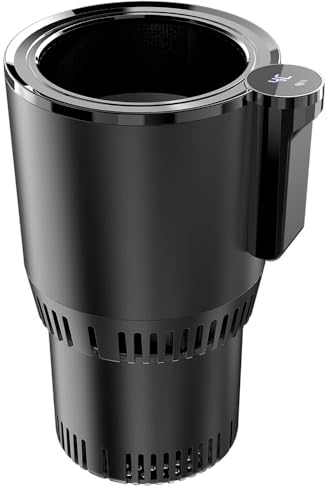 Enfriador De Taza Térmica para Vehículos De 12V, con Pantalla De Temperatura, Adecuado para Tazas Térmicas Inteligentes para Vehículos para Bebés De Bebidas