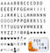 CAREDGO 104 Stück Leuchtkasten Buchstaben, LED Lightbox Alphabet Buchstaben A5, DIY Lichtkasten Buchstaben für Lightbox, Symbole Lightbox mit Buchstaben, Zahlen Lightbox für Geschenk Dekorativ