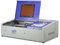 Monport CO2 Laser Graviermaschine 40W Lasergravierer mit Kühlsystem, Belüftung, 300x200mm Duales Arbeitsbett, Lasergravurmaschine Großgerät für Zuhause, Laser Cutter für Metall Silver Holz
