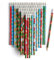 THE TWIDDLERS - 60 Weihnachtsstifte mit Radiergummi, Weihnachtsmann, Weihnachtsbaum, Rentier, Schneemann, verschiedene festliche Designs für Kinder, Spielzeug, Weihnachtsgeschenke, Partytüten
