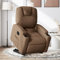 Willood Relaxsessel mit Aufstehhilfe Elektrisch Braun Stoff,Wohnzimmer relaxsessel,Massage Sessel,Relax Chair,Elektrischer Massagestuhl