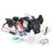 Wiltec Bomba de trasvase gasolina y diésel 12 V, 180 W caudal 40 l/min portátil cable con clips de batería altura máx. 10 m aspiración máx. 2 m autocebante ideal para trasvase desde barriles