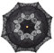 HONMEET Regenschirm aus Spitze aus schwarzer Spitze schwarzer Spitzenschirm großer Regenschirm Big Umbrella Regenschirm-Stütze Dekoration der Hochzeitsszene hölzern Black