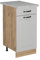 Vicco Küchenunterschrank R-Line, Schubladenschrank für die Küche, Weiß Landhaus, 40 cm AP Marmor