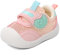 MK MATT KEELY Scarpe Neonato Estive Scarpine Primi Passi Bambino Neonata Maglia Traspirante con Suole Gomma Antiscivolo,Rosa,EU 20
