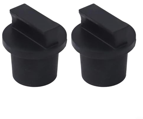 ZWEquipint Rudergerät Wassertank Gummidichtung 26 mm schwarzer Abflussstopfen Ersatzteil für Rudergerät, 2 Stück