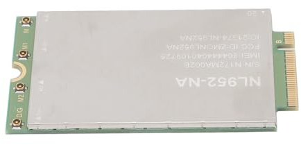 CFTGIW NL952 NA M.2 4G LTE -Karte 2000mbit / S DL 150 Mbit/S UL Speed ​​LTE FDD TDD WCDMA -Kartenadapter für PC Laptops Global Sorgt für die Kompatibilität I M.2 Cardm. 4G CARD4G Card MODULEM.
