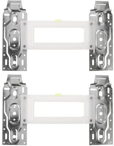 SHOWERORO 2 juegos de soportes de pared para aire acondicionado, placa de montaje universal para unidad interior, gancho de soporte para ventana o pared.