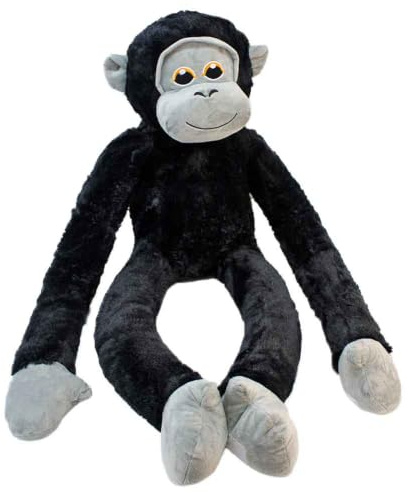 BEMIRO XXL Kuscheltier AFFE Plüsch, ca. 80 cm, Schwarz