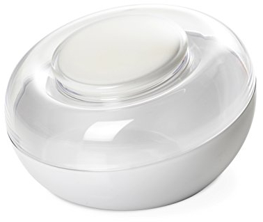 Omada Design Biscottiera da 270 cl, Porta Biscotti Colorato con Coperchio Ermetico, Lavabile in Lavastoviglie, Made in Italy, linea Movida, Bianco