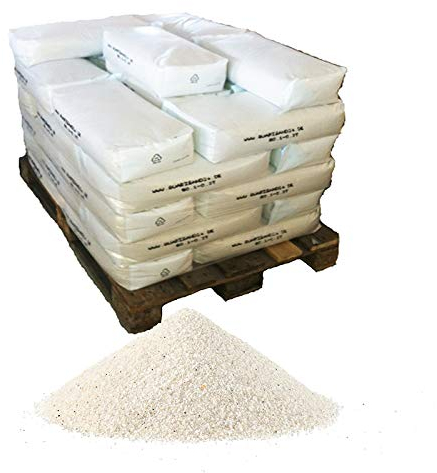 Samore 25 KG Aquariumsand 0,2-0,5 naturweiß Aquariensand Bodengrund hochrein Fischzucht Liebhaber