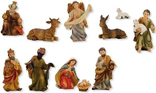 Unbekannt Wollschafe weiß 5-TLG. Höhe ca. 5,5cm für ca. 9cm Figuren