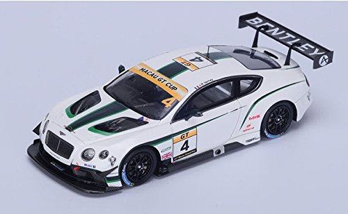 BENTLEY CONTINENTAL GT3 N.4 MACAU GT CUP 2014 JEAN KARL VERNAY 1:43 Spark Model Auto Kompetenz Modell die Cast
