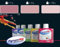 WALL PAINT COLOURANT PIGMENT PAINT COLOUR INTERIOR & EXTERIOR DYE (Coral)