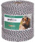 VOSS.farming Filo per recinzioni elettriche, Lunghezza 1000 m, con Fili in Acciaio 3 x 0,20 e Fili in Rame 3 x 0,25, Colore Bianco/Nero