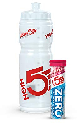 HIGH5 Hydration Starter Kit Inc 750ml Bottle & ZERO 10 Tab Berry Hydration Tablets