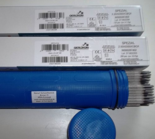 Carquois pour baguettes d'électrodes avec Oerlikon spécial 80 x 2,5/40 x 3,2 mm