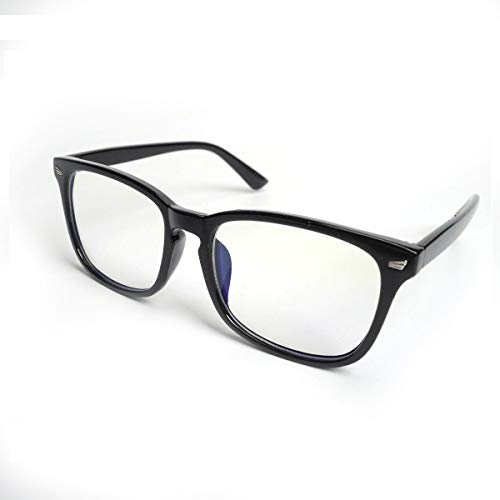 HOUSON Computer Gläser Anti Blaulicht Schutzbrille Gaming Brille Anti-Blendschutz, Anti-Reflektierend, Anti- Ermüdung blockierung uv Brillen kopfschmerzen, Anti augenbelastung (Transparent Linse)