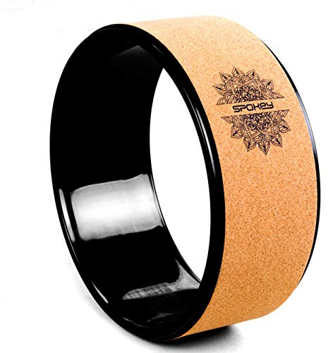 SPOKEY Unisex-Adult 5902693266334 Yogarad aus Kork, Black