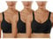 Vertvie Damen 1/2/3er Set Sport BH Einfarbig Ohne Bügel Bustier Klassische Bequem Stretch Bra Mittle Halt Gepolstert Wohlfühl-BH(Schwarz,M)