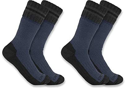 Carhartt Unisex Heavyweight Synthetic-Wool Blend Boot Sock 2 Paar