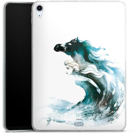 Silikon Hülle kompatibel mit Apple iPad Air 2020 (2020) Case Tablet Hülle Disney Princess Frozen ELSA Offizielles Lizenzprodukt