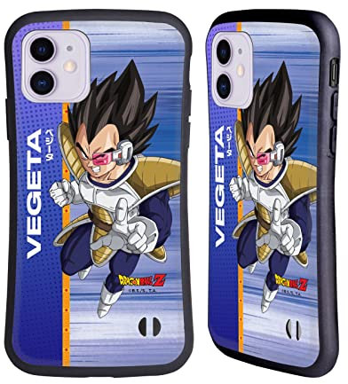 Head Case Designs Officially Licensed Dragon Ball Z Vegeta Saiyan Arc Characters Hybrid Case Compatible With Apple iPhone 11