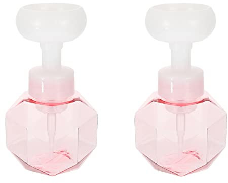 2 Stück Blüten Schaumflasche aus Petg und Pp, Rosa, Kompakt