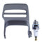 MANGRY Vorderer Bremsgriffschutz Zündkerze passend for Husqvarna 357XP 357 359 EPA Kettensäge Ersatz 537159302 Kettensäge Ersatzteile