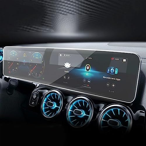 TREGOO Bildschirmschutzfolie Kompatibel mit Mercedes für Benz CLA GLA H247 2019 2020 2021 2022 2023, Auto-GPS-Navigationsfolie, LCD-Bildschirm, TPU-Innenschutzfolie (Color : TPU Film)
