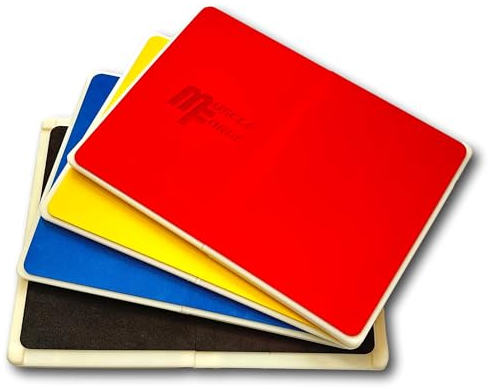 MuscleForge® Tabla de Karate para Romper, Juego de 4pcs de Diferentes Niveles, Tabla de Rotura de Artes Marciales Karate MMA Taekwondo para Puñetazos y Patadas Foam-Covered para Adultos y Niños