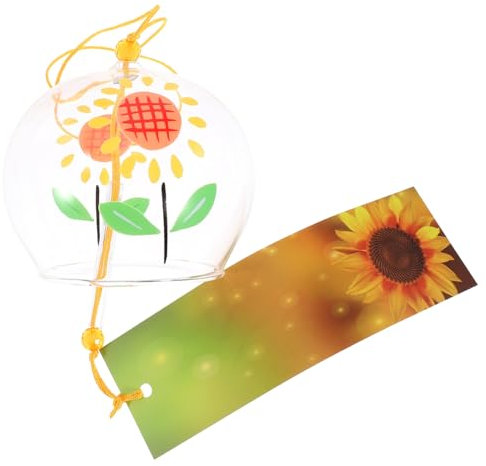 BESPORTBLE Carillon À Vent en Verre De Style Cloche Décorative pour Jardin Et Maison