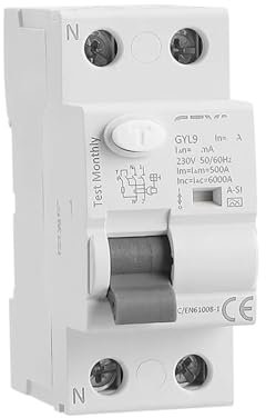 IONQXIDLD GYL9 – Dispositif à Courant résiduel électromagnétique à 2 pôles de Type A-SI, disjoncteur de Fuite Super Anti-interférence 40A 63A(TypeA-SI 2P 63A 30mA)