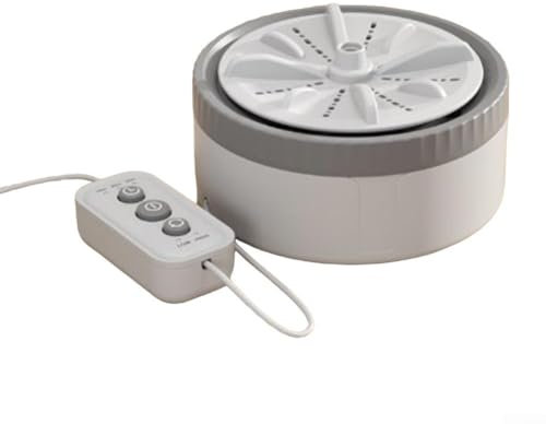 Mini lavadora turbo compacta perfecta para tareas delicadas de limpieza de ropa y platos con fácil funcionamiento USB (Gary)