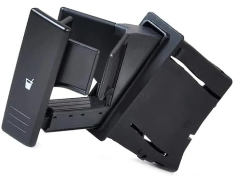 PUNICS Porte Gobelet Voiture Compatible avec VW pour Polo pour 9N 2002 2003 2004 2005 2006 2007 2008 2009 2010 Console Centrale De Voiture Tasse d'eau Bouteille De Boisson Porte-gobelet 6Q0858602