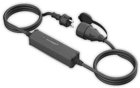 Homematic IP Smart Home Schalt-Mess-Kabel – außen, steuert Leuchten oder Elektrogeräte per App, Alexa & Google Assistant, 160775A0