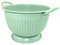 Fackelmann Colapasta extra profondo per scolare, lavare pasta, riso, verdure, materiale in acciaio inossidabile, con piede d'appoggio, dimensione Ø22 x 14 cm
