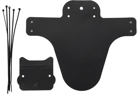 2 Pack Mountain Bike Fenders, High Compatible Bicycle Mudguard Fits 26, 27.5, 29, Thicken Widen Front and Rear Mud Guard, MTB Fender, Frame Guards, Black…